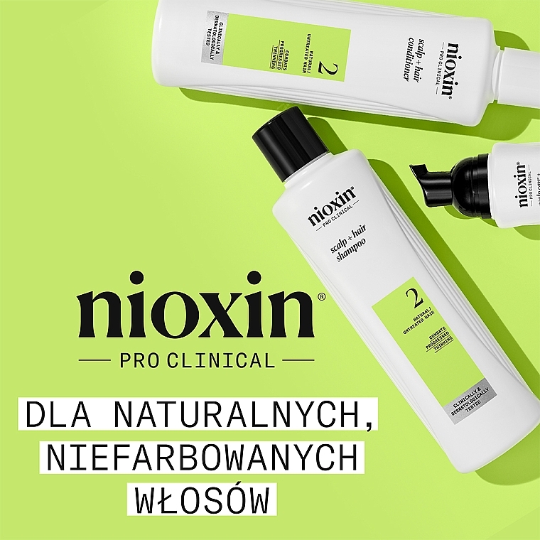 Set - Nioxin Pro Clinical System 2 Set (Shampoo 150ml + Conditioner 150ml + Serum 40ml)  — Bild N2