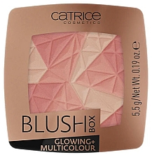 Düfte, Parfümerie und Kosmetik Mehrfarbiges Gesichtsrouge - Catrice Blush Box Glowing + Multicolour