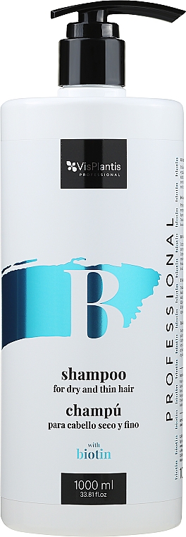 Shampoo für trockenes Haar mit Biotin - Vis Plantis Shampoo For Dry And Thin Hair With Biotin — Bild N1