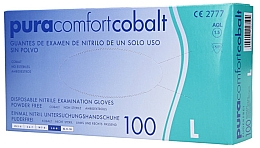 Düfte, Parfümerie und Kosmetik Einweghandschuhe aus Nitril Kobalt Größe L 100 St. - Pura Comfort