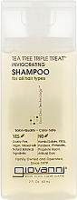Düfte, Parfümerie und Kosmetik Tonisierendes Haarshampoo - Giovanni Triple Treatment Tea Tree Shampoo