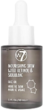 Pflegendes Gesichtsöl mit Retinol und Squalan - W7 Nourishing Facial Oil — Bild N1