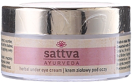 Kräutercreme für die Augenpartie - Sattva Ayurveda Under Eye Cream — Bild N1