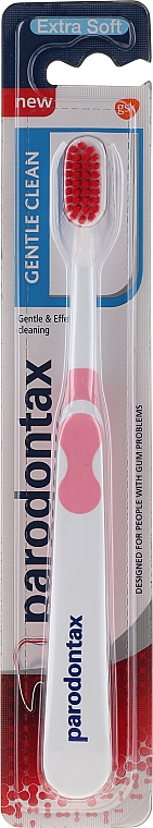 Zahnbürste extra weich Gentle Clean rosa - Parodontax Gentle Clean Extra Soft — Bild N1