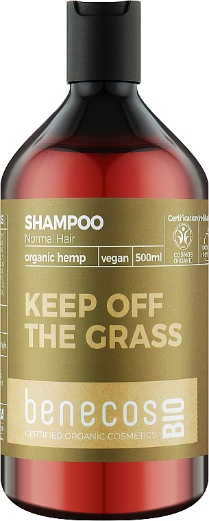 Haarshampoo - Benecos Shampoo Normal Hair Organic Hemp Oil — Bild N1