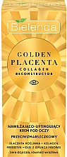 Straffende Augencreme mit pflanzlicher Plazenta und Opuntienöl - Bielenda Golden Placenta Collagen Reconstructor — Bild N3