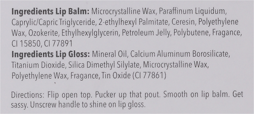 Balsam und Lipgloss - Glossy Pops Novelty Lip Balm & Lip Gloss Duo — Bild N2