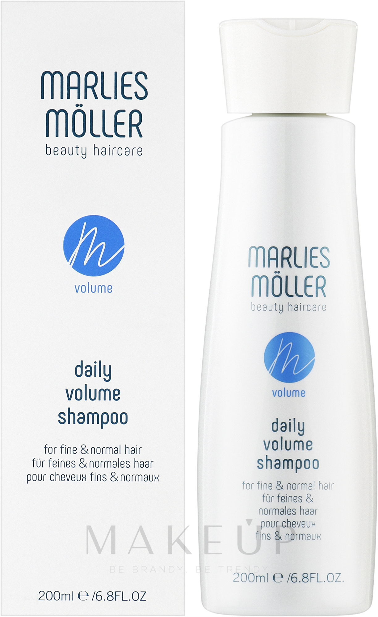 Shampoo für feines und normales Haar - Marlies Moller Volume Daily Shampoo — Bild 200 ml