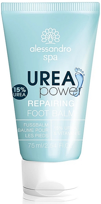 Reparierender Fußbalsam mit Urea 15 % - Alessandro International Spa Repairing Foot Balm 15 % Urea  — Bild N1