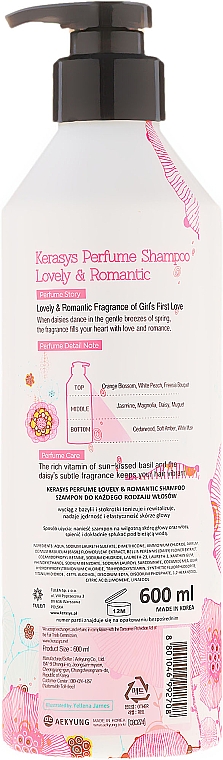 Parfümiertes Shampoo "Lovely & Romantic" - KeraSys Lovely & Romantic Perfumed Shampoo — Bild N2