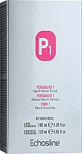 Dauerwelle-Set für normales Haar - Echosline Perm P1 (neutralizer/120ml + perm/100ml) — Bild N1