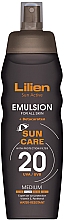 Sonnenemulsion für den Körper - Lilien Sun Active Emulsion SPF 20 — Bild N1