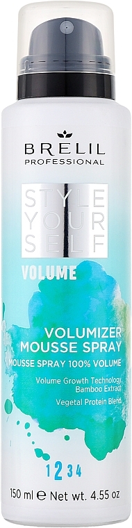 Mousse-Spray - Brelil Style Yourself Volume Volumizer Mousse Spray — Bild N1