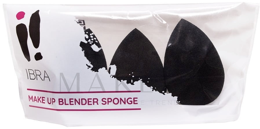 Make-up Schwamm 3 St. schwarz - Ibra Make Up Blender Sponge Black — Bild 3 St.