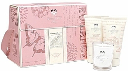 Düfte, Parfümerie und Kosmetik Körperpflegeset Rose - Affinity Bay Rose Romance Rescue (foam/50ml + lotion/50ml + candle)