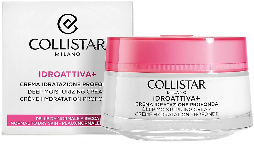 Feuchtigkeitscreme für normale bis trockene Haut  - Collistar Idroattiva+ Deep Moisturizing Cream — Bild N1