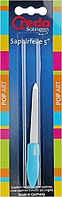 Düfte, Parfümerie und Kosmetik Doppelseitige Saphirfeile 13 cm blau - Credo Solingen Pop Art