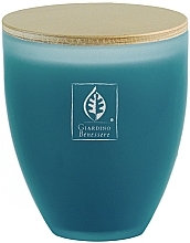 Düfte, Parfümerie und Kosmetik Giardino Benessere Pompei Garden - Parfümierte Kerze im blauen Glas 