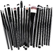 Make-up Pinselset 20-tlg. schwarz - Deni Carte — Bild N1