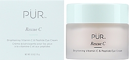 Düfte, Parfümerie und Kosmetik Augencreme - Pür Rescue C Brightening Vitamin C & Peptide Eye Cream 