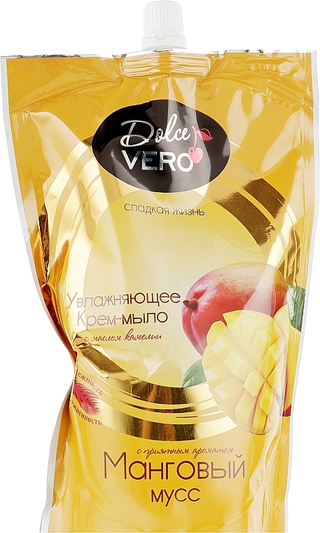 Seife Mango Mousse (Doypack) - Aqua Cosmetics Dolce Vero — Bild N1