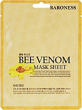 Düfte, Parfümerie und Kosmetik Tuchmaske für das Gesicht mit Bienengift - Beauadd Baroness Mask Sheet Bee Venom