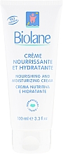 Düfte, Parfümerie und Kosmetik Pflegende und feuchtigkeitsspendende Körper- und Gesichtscreme für Kinder und Babys - Biolane Baby Nourishing and Moisturizing Cream