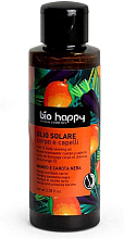 Düfte, Parfümerie und Kosmetik Bräunungsöl für Körper und Haar mit Mango und schwarzer Karotte - Bio Happy Hair & Body Tanning Oil Mango And Black Carrot