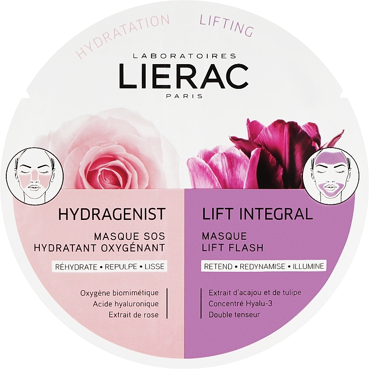 Gesichtspflegeset - Lierac Duo Hydragenist + Lift Integral Mask (Gesichtsmaske 2x6ml) — Bild N1