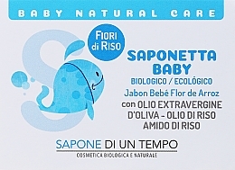 Seife für Babys Reisblumen - Sapone Di Un Tempo Organic Soap Baby Rice Flowers — Bild N1