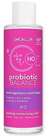 Beruhigendes und feuchtigkeitsspendendes Tonikum - Gracja Probiotic Balance Tonic  — Bild N1