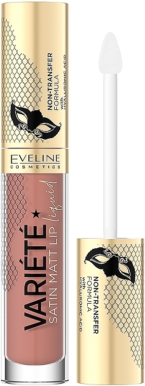 Flüssiger Lippenstift - Eveline Cosmetics Variete Satin Matt Lip Liquid Lipstick — Bild N1
