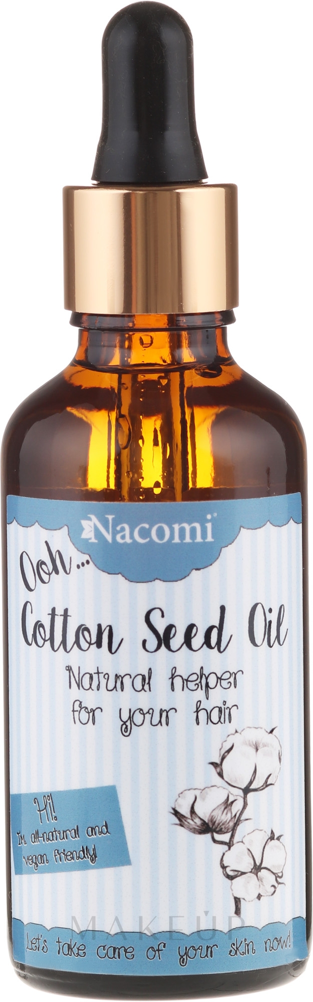 Baumwollsamenöl für das Haar - Nacomi Cotton Seed Oil — Foto 50 ml