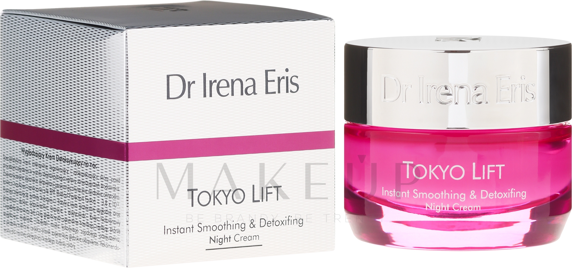 Gesichtscreme mit Kürbis-Extrakt und Hyaluronsäure - Dr Irena Eris Tokyo Lift Instant Smoothing & Detoxifing Night Cream — Bild 50 ml