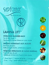 Düfte, Parfümerie und Kosmetik Feuchtigkeitsspendende Tuchmaske mit Algen und Orangenwasser - Repechage Lamina Lift Mask
