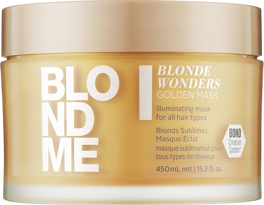 Haarmaske - Schwarzkopf Professional Blondme Blonde Wonders Golden Mask — Bild N1