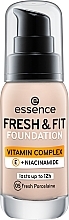 Düfte, Parfümerie und Kosmetik Foundation - Essence Fresh & Fit Vitamin Complex Foundation