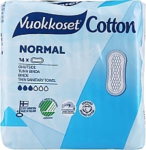 Düfte, Parfümerie und Kosmetik Damenbinden 14 St. - Vuokkoset Cotton Normal Sensitive