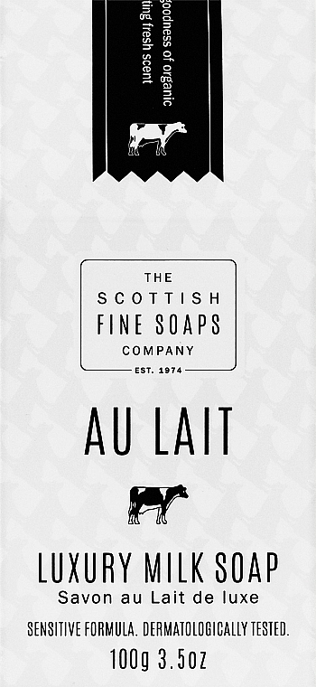 Luxusseife Milch - Scottish Fine Soaps Au Lait Luxury Milk Soap — Bild N2