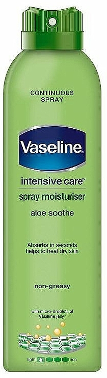 Feuchtigkeitsspendendes Körperspray mit Aloe - Vaseline Intensive Care Aloe Spray Moisturiser — Bild N1