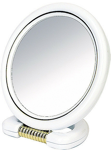 Kosmetikspiegel mit Ständer 18,5 cm weiß - Donegal Mirror — Bild N1
