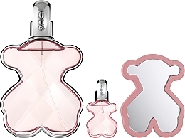 Düfte, Parfümerie und Kosmetik Duftset (Eau de Parfum 90 ml + Eau de Parfum 4.5 ml + Spiegel 1 St.) - Tous LoveMe 