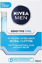 Düfte, Parfümerie und Kosmetik Kühlende After Shave Lotion - NIVEA Men Sensitive Cooling After Shave Lotion
