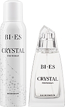 Bi-Es Crystal - Duftset (Eau de Parfum 100ml + Deospray 150ml) — Bild N2