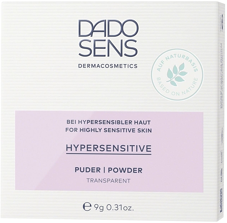Transparentes Puder für sehr empfindliche Haut - Dado Sens Hypersensitive Powder Transparent — Bild N3