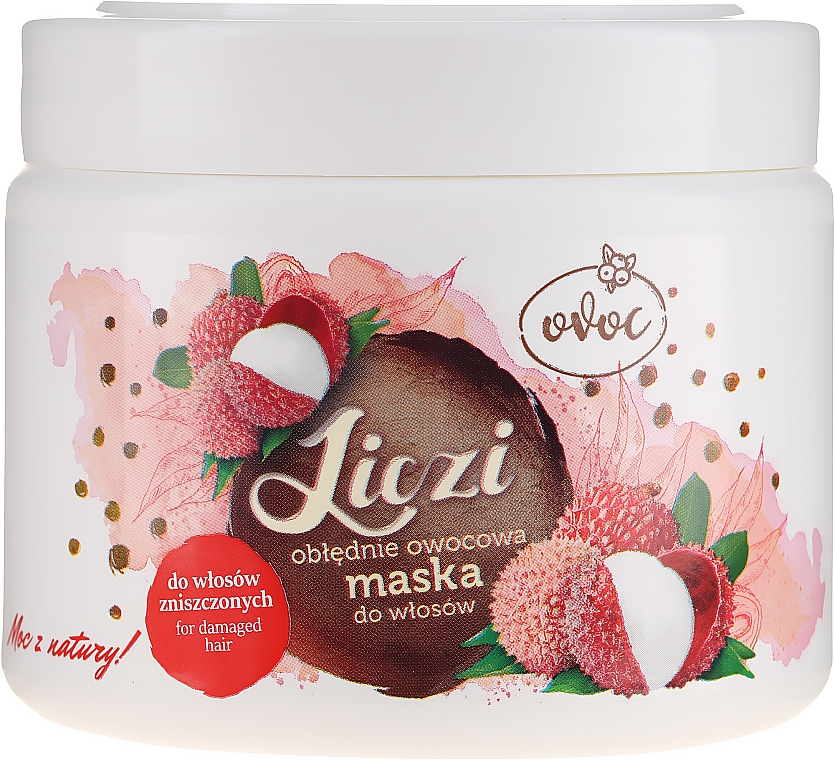 Haarmaske mit Extrakt aus Litschi, Mango und Sheabutter - Ovoc Liczi Mask