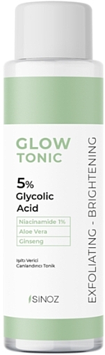 Gesichtstonikum mit Glykolsäure 5 % - Sinoz Glow Glycolic Acid 5%  — Bild N1