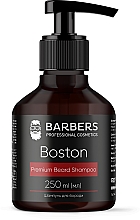 Düfte, Parfümerie und Kosmetik Glättendes Bartshampoo mit Kokosöl - Barbers Boston Premium Beard Shampoo