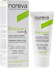 Düfte, Parfümerie und Kosmetik Intensiv pflegende Gesichtscreme gegen Pigmentflecken und Mitesser - Noreva Exfoliac Global 6 Severe Imperfections Cream