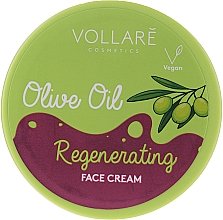Düfte, Parfümerie und Kosmetik Regenerierende Gesichtscreme mit Olivenöl - Vollare Regenerating Olive Oil Face Cream